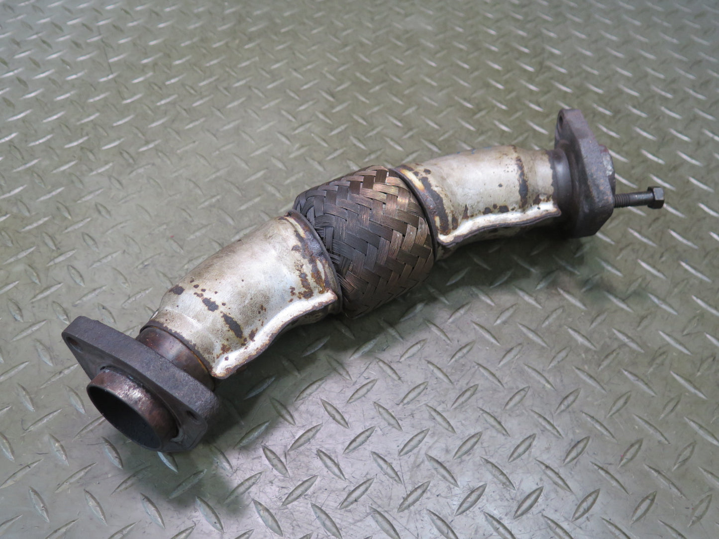 84-89 Nissan Z31 300ZX VG30E NON Turbo Exhaust Manifold Crossover Flex Pipe OEM