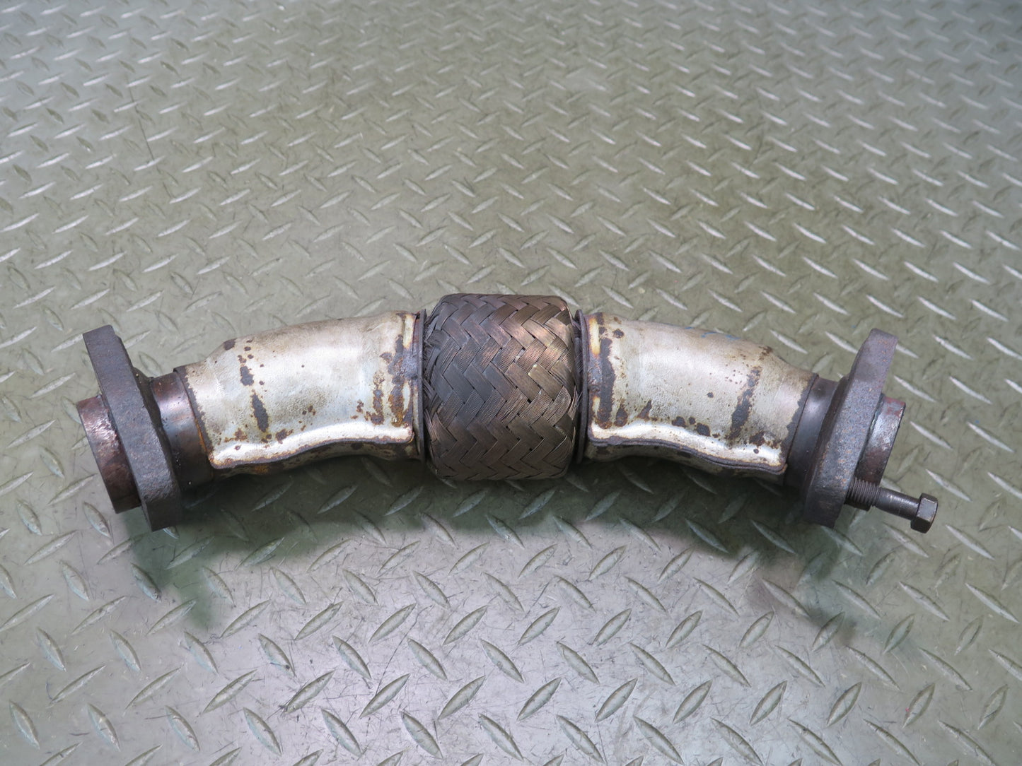 84-89 Nissan Z31 300ZX VG30E NON Turbo Exhaust Manifold Crossover Flex Pipe OEM
