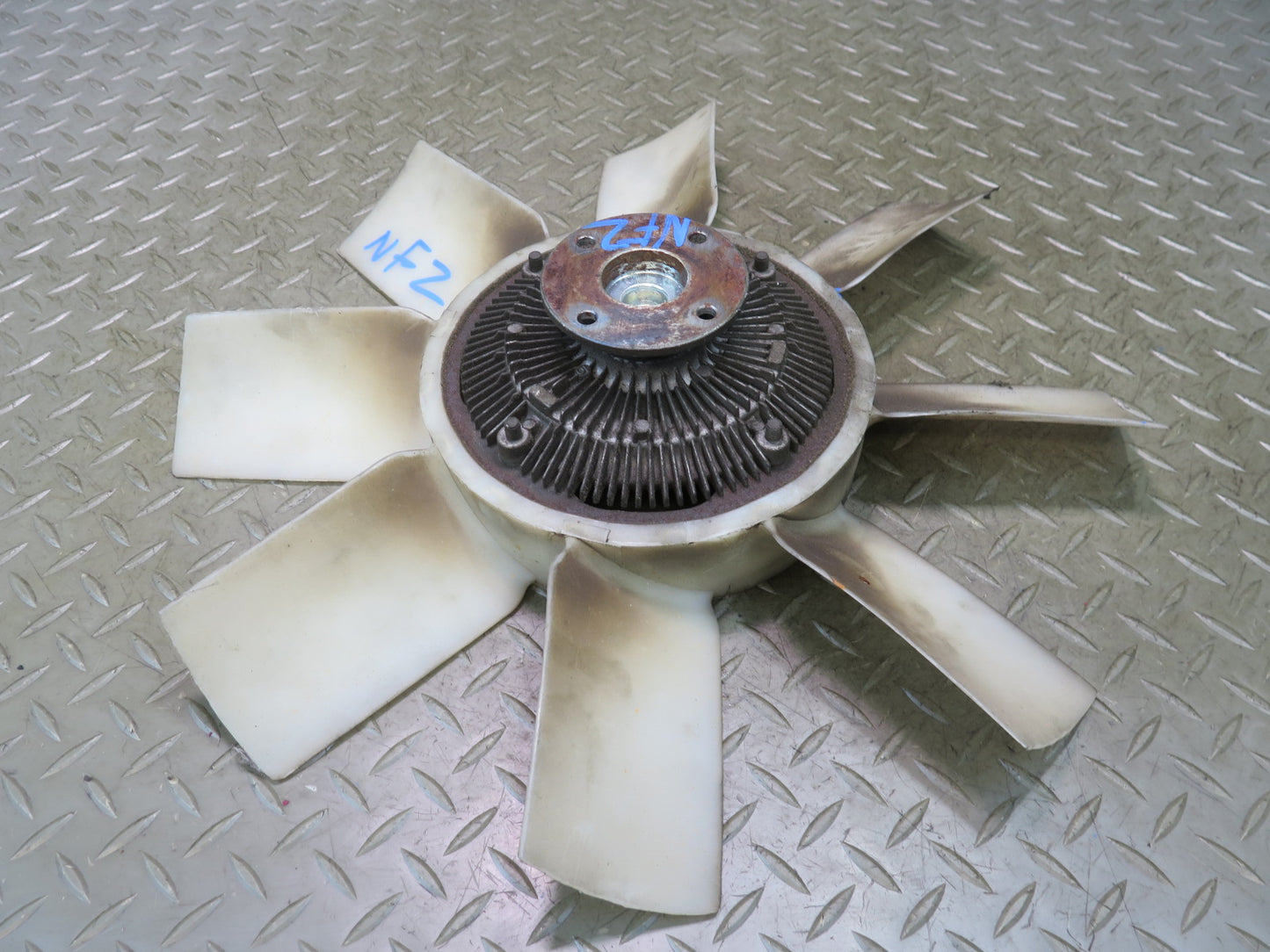 84-89 Nissan Z31 300ZX 3.0L VG30 Engine Cooling Fan Blade & Clutch OEM