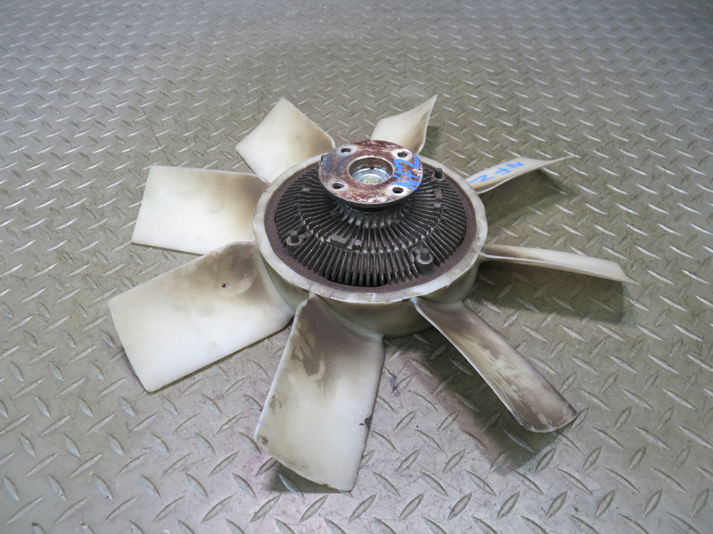 84-89 Nissan Z31 300ZX 3.0L VG30 Engine Cooling Fan Blade & Clutch OEM