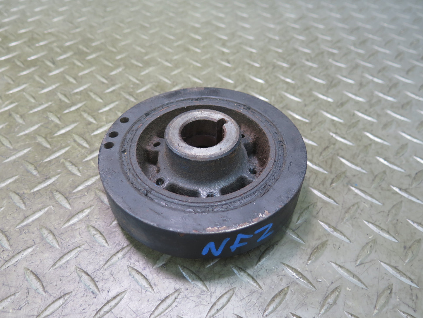 84-89 Nissan Z31 300ZX NA Set of 3 Engine Motor Belt Pulley Tensioner OEM