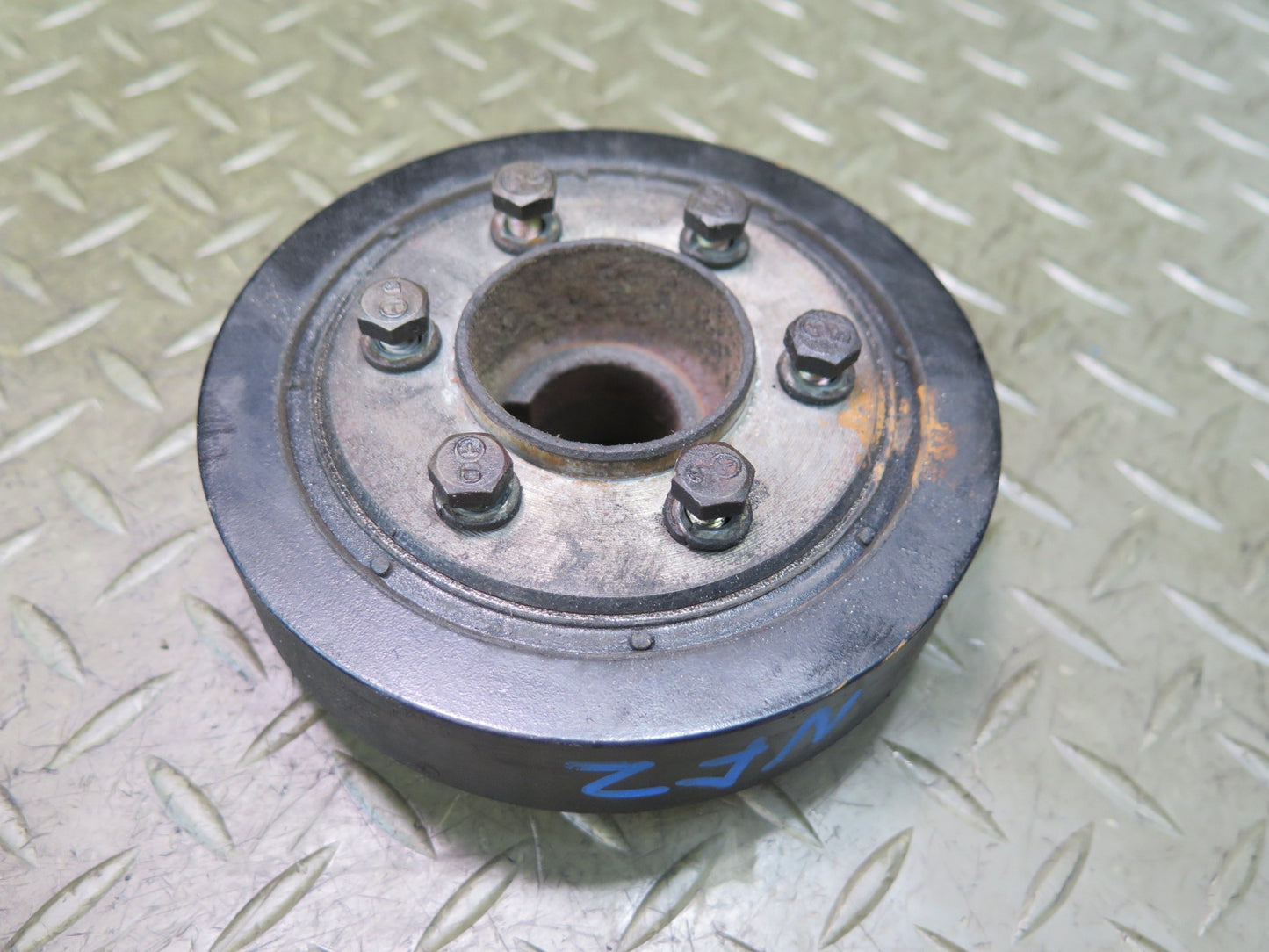 84-89 Nissan Z31 300ZX NA Set of 3 Engine Motor Belt Pulley Tensioner OEM