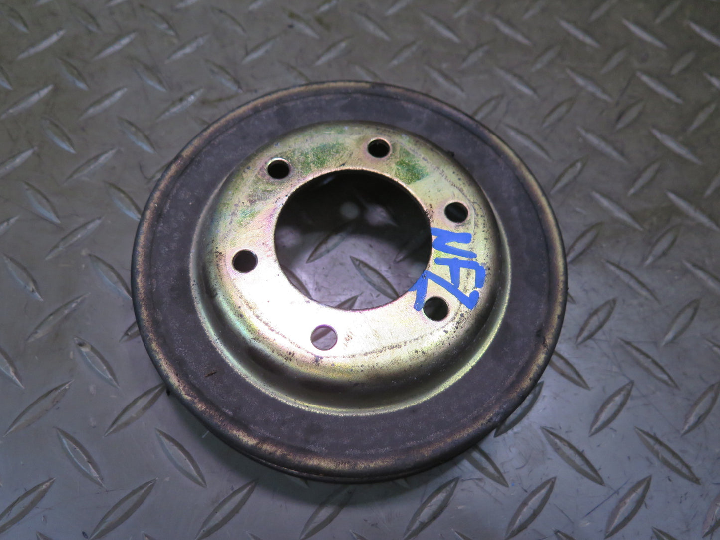 84-89 Nissan Z31 300ZX NA Set of 3 Engine Motor Belt Pulley Tensioner OEM