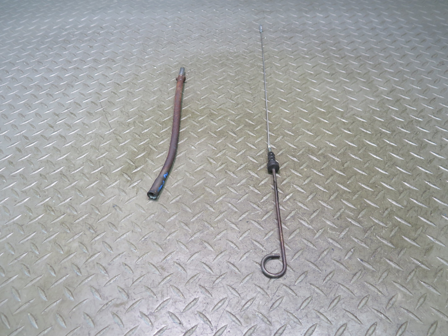 84-86 Nissan Z31 300ZX NA Engine Motor Oil  Dipstick Stick w Tube OEM
