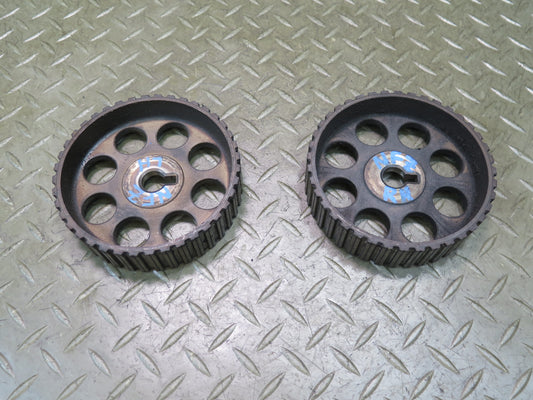 84-86 Nissan Z31 300ZX NA Set of 2 Engine Camshaft Gear Sprocket OEM