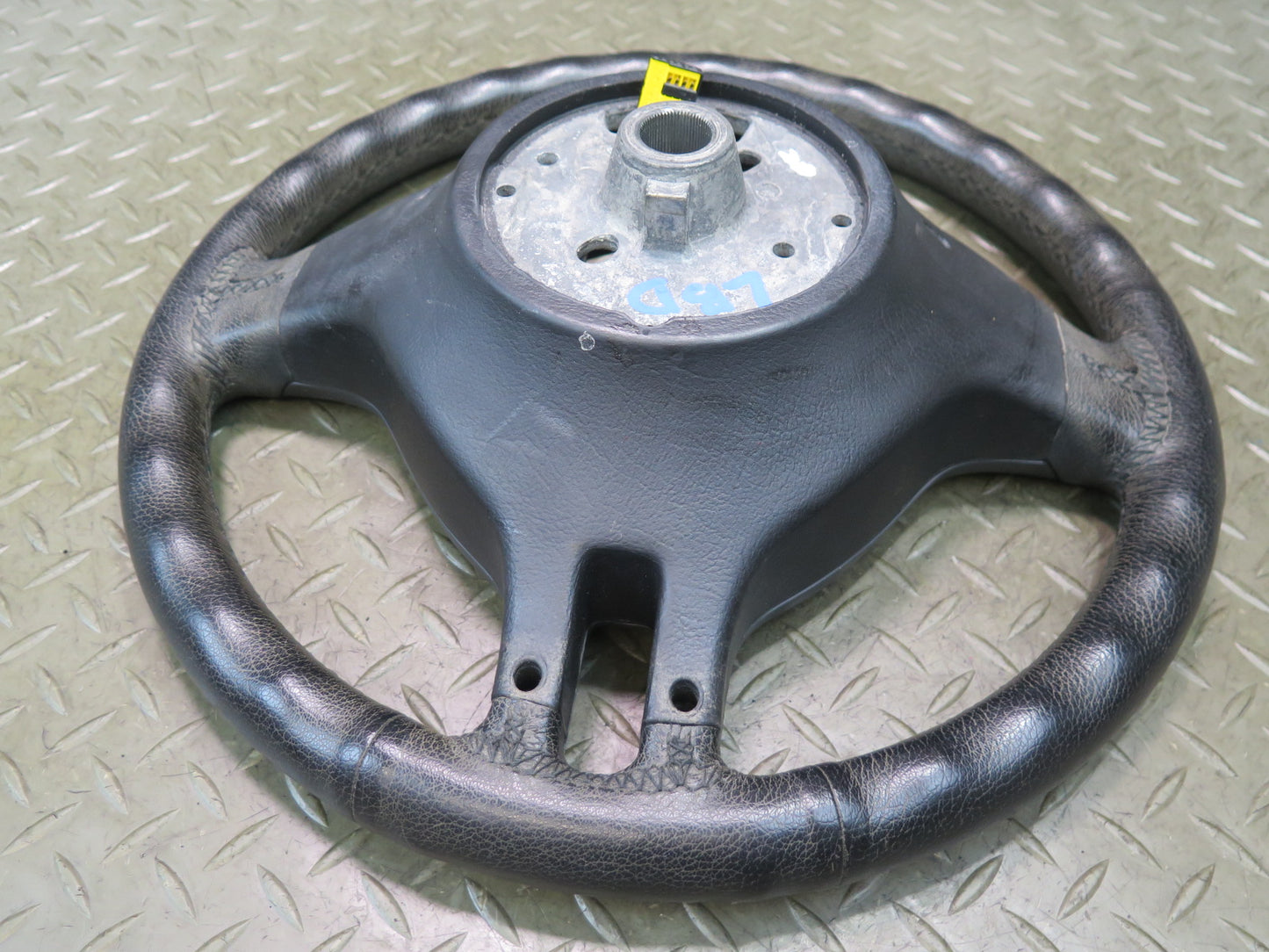 01-06 BMW E46 330ci 3-SPOKE Leather Sport Steering w Controls Black OEM