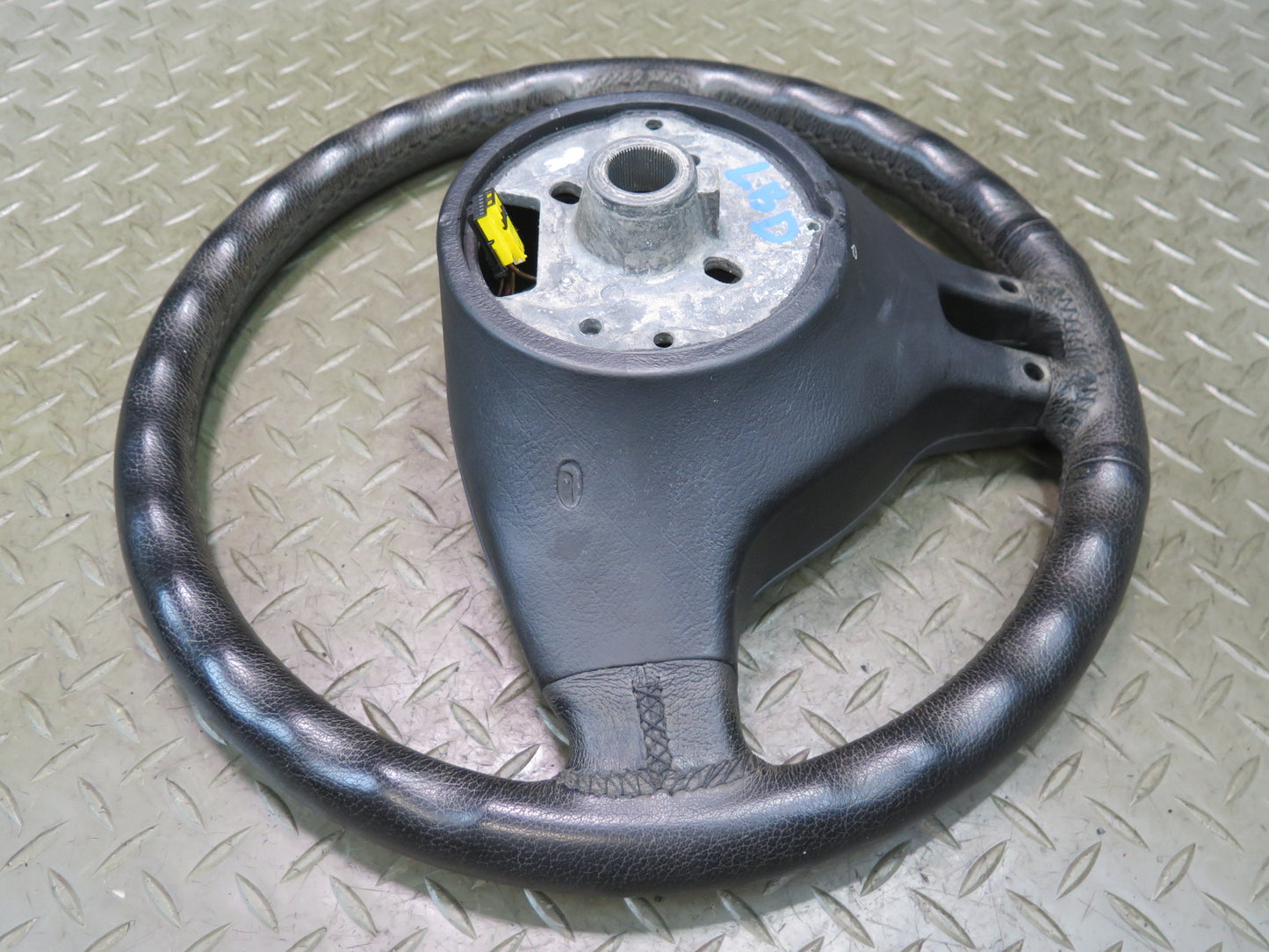 01-06 BMW E46 330ci 3-SPOKE Leather Sport Steering w Controls Black OEM
