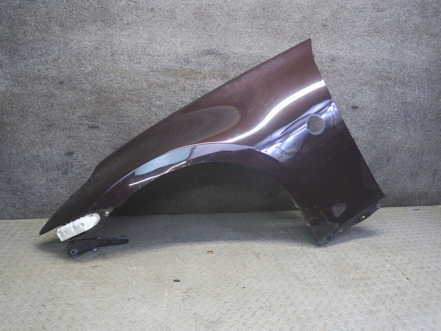 10-19 Nissan Z34 370Z Conv Front Left Fender Shell Panel Cover Black Cherry OEM