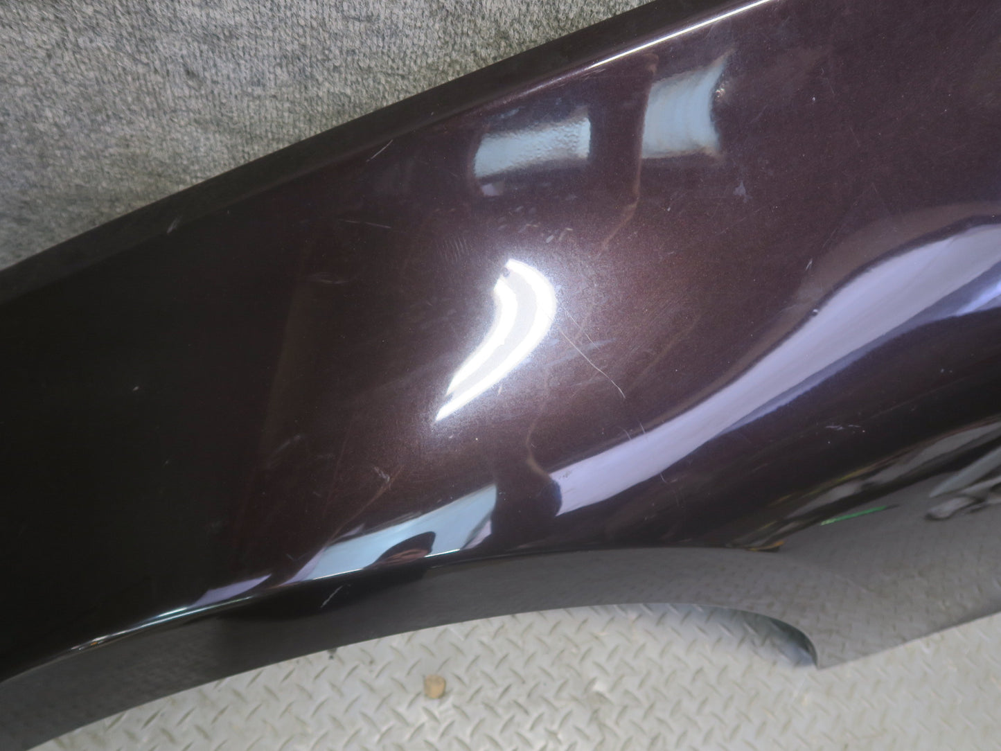 10-19 Nissan Z34 370Z Conv Front Left Fender Shell Panel Cover Black Cherry OEM