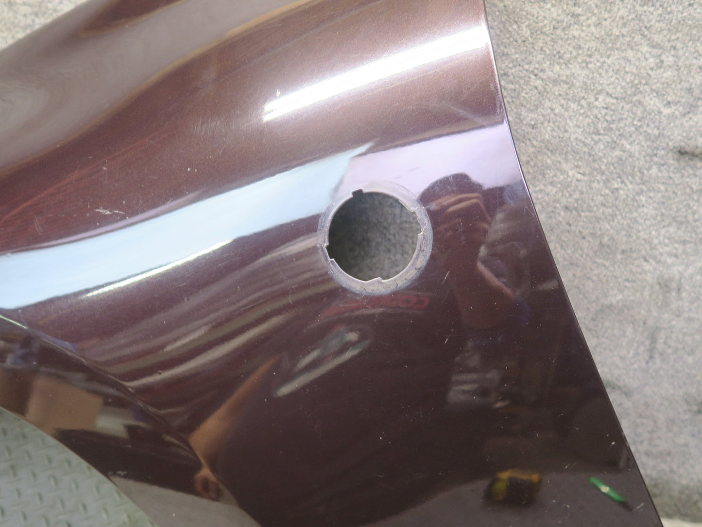 10-19 Nissan Z34 370Z Conv Front Left Fender Shell Panel Cover Black Cherry OEM