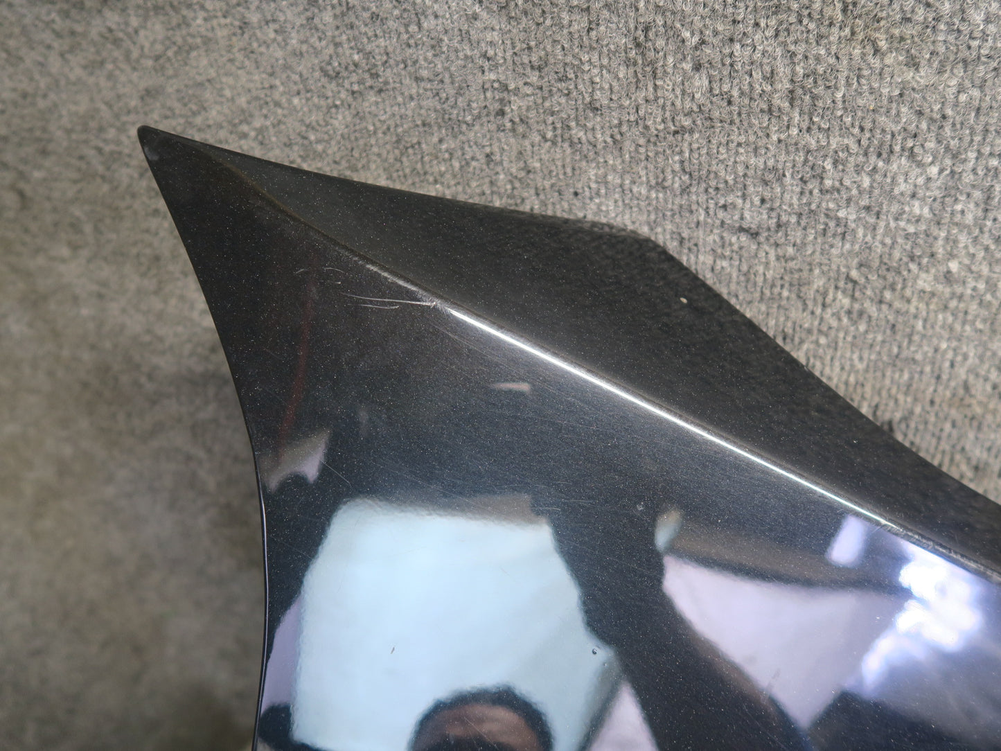 06-07 Nissan Z33 350Z Convertible Front Right Fender Shell Cover Panel Black OEM