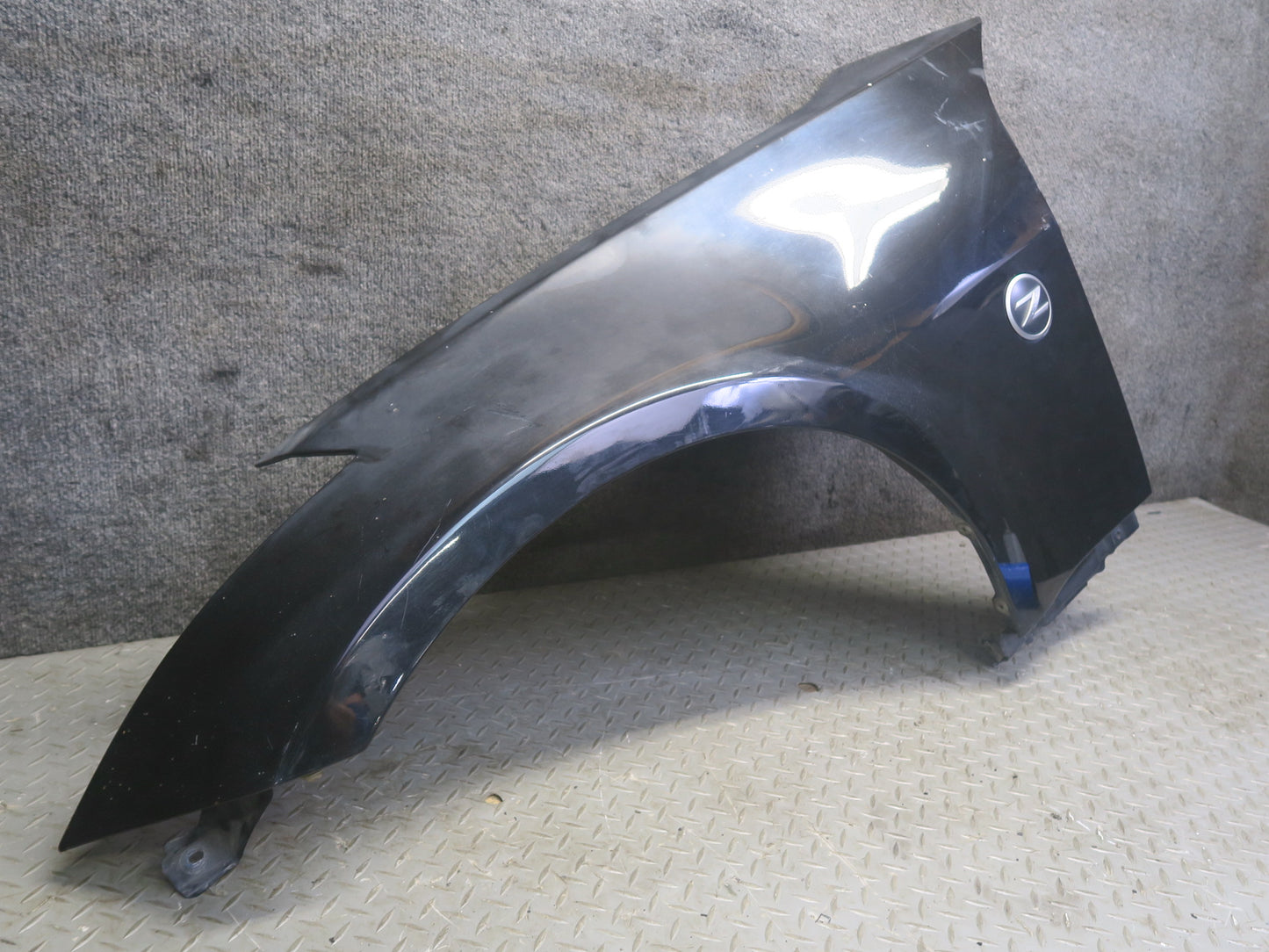 06-07 Nissan Z33 350Z Convertible Front Left Fender Shell Cover Panel Black OEM