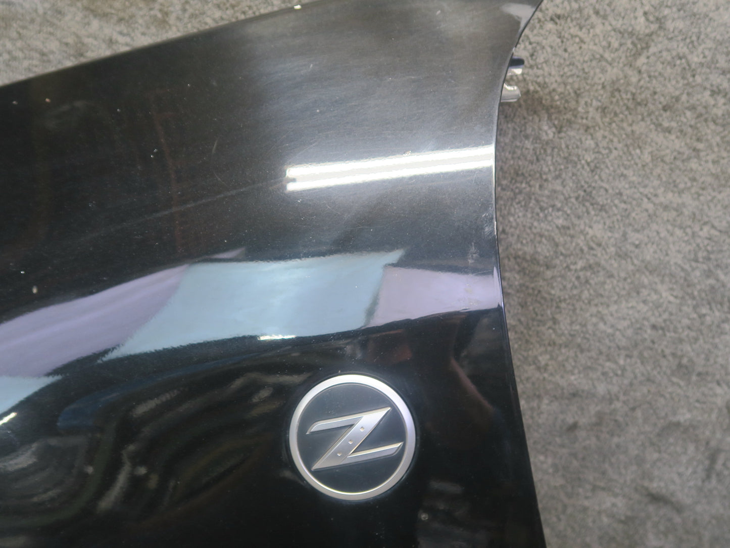 06-07 Nissan Z33 350Z Convertible Front Left Fender Shell Cover Panel Black OEM