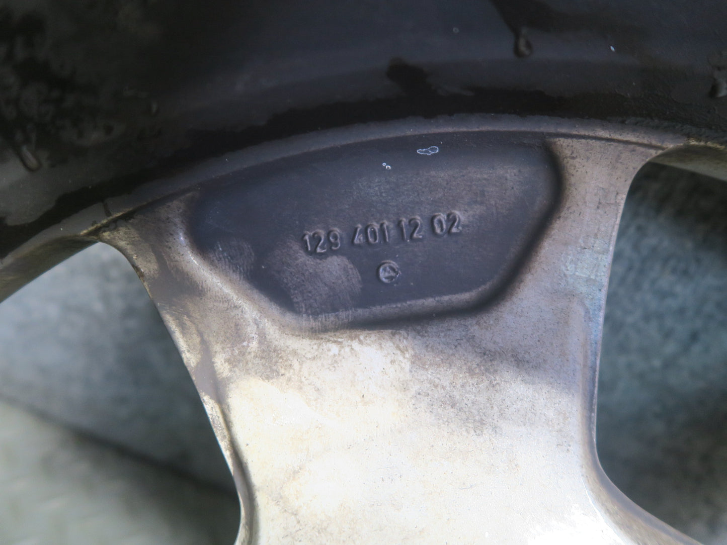 94-02 Mercedes R129 Sl-class Alloy R17" Wheel Rim 17x8.25 ET34 1294011202 OEM