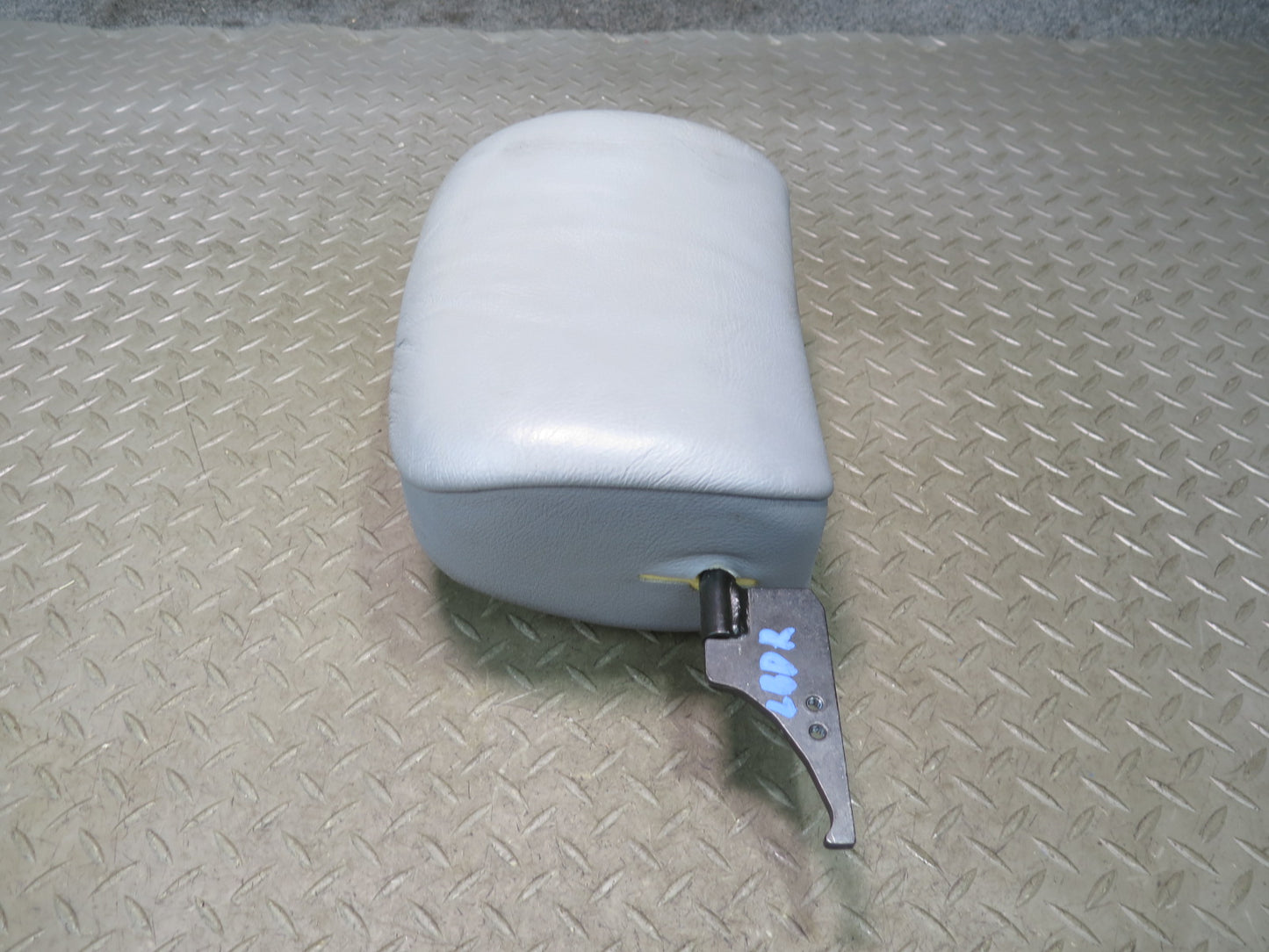 01-06 BMW E46 330Ci Convertible Set of 2 Front Leather Seat Headrest Gray OEM