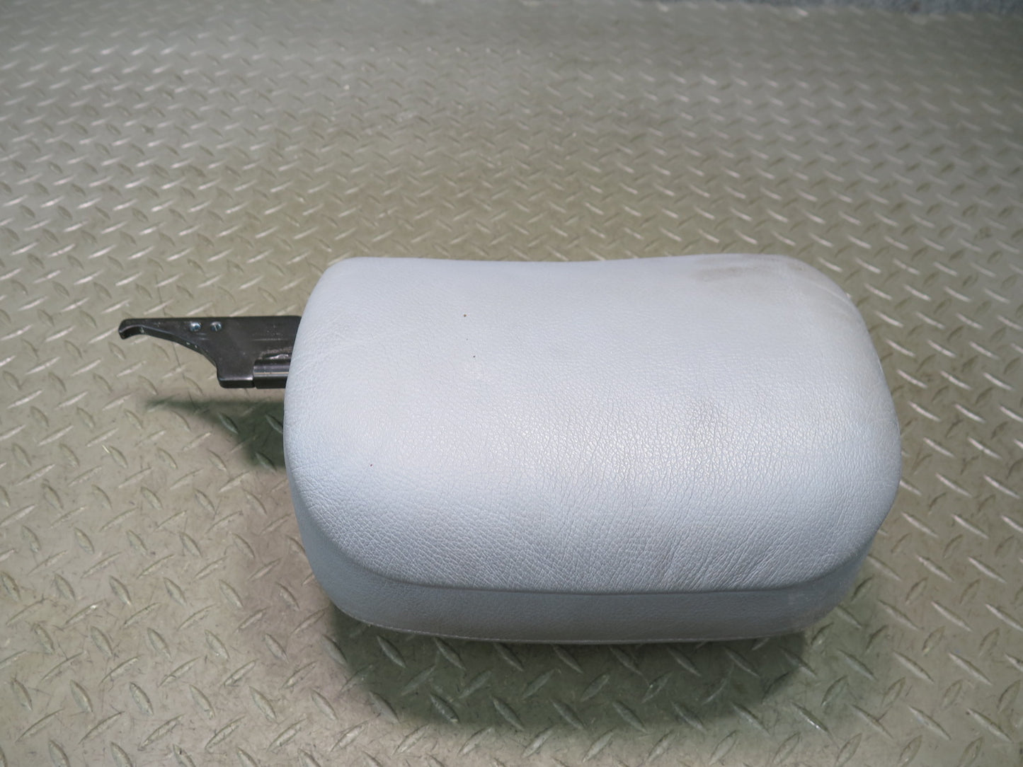 01-06 BMW E46 330Ci Convertible Set of 2 Front Leather Seat Headrest Gray OEM