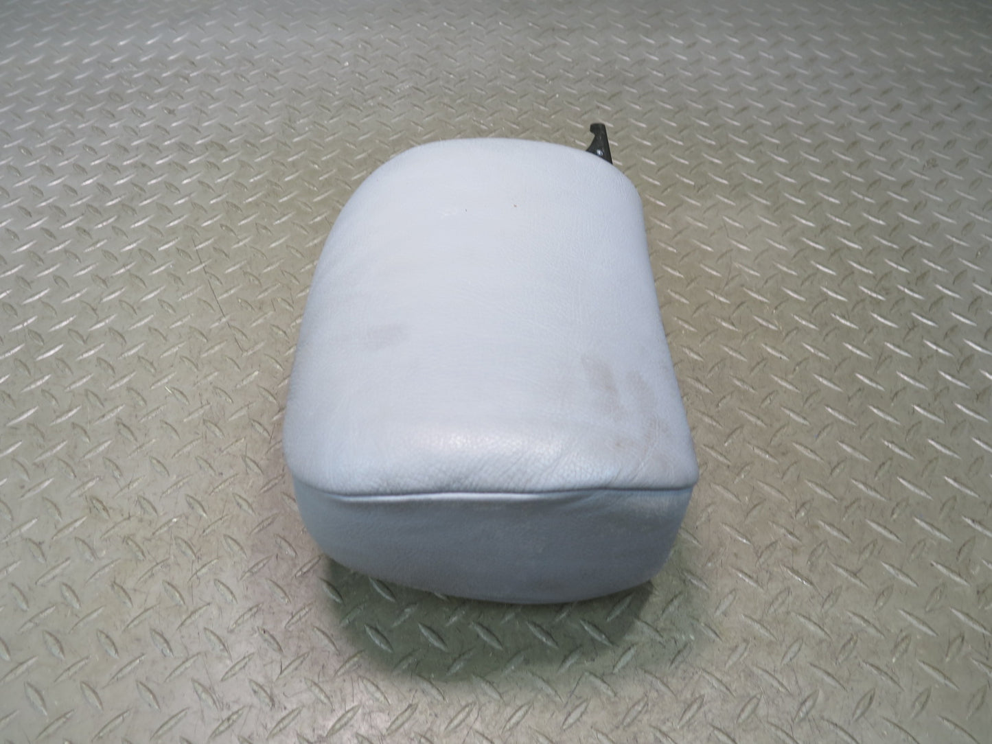 01-06 BMW E46 330Ci Convertible Set of 2 Front Leather Seat Headrest Gray OEM