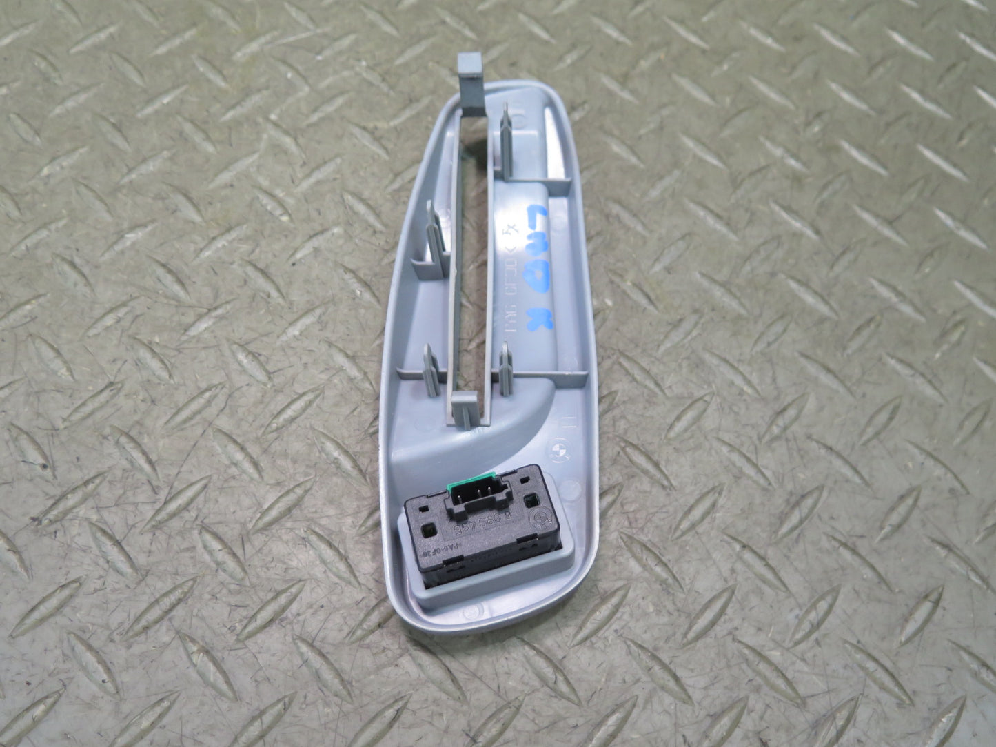 01-06 BMW E46 330Ci Convertible Front Right Seat Folding Lever Trim w Switch OEM
