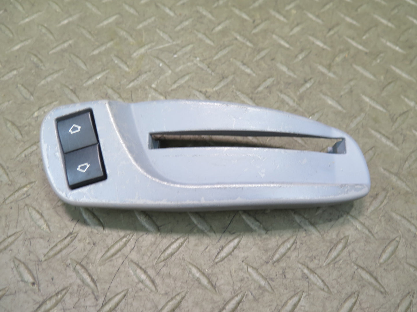 01-06 BMW E46 330Ci Convertible Front Left Seat Folding Lever Trim w Switch OEM