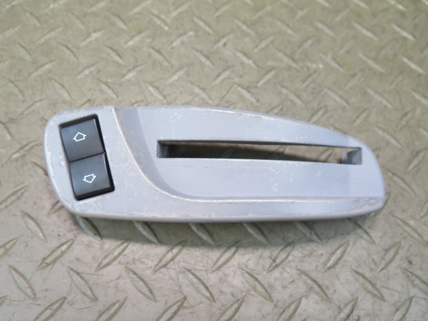 01-06 BMW E46 330Ci Convertible Front Left Seat Folding Lever Trim w Switch OEM