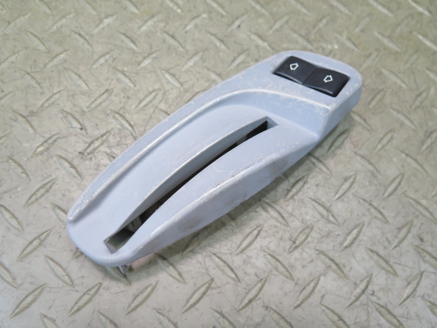 01-06 BMW E46 330Ci Convertible Front Left Seat Folding Lever Trim w Switch OEM