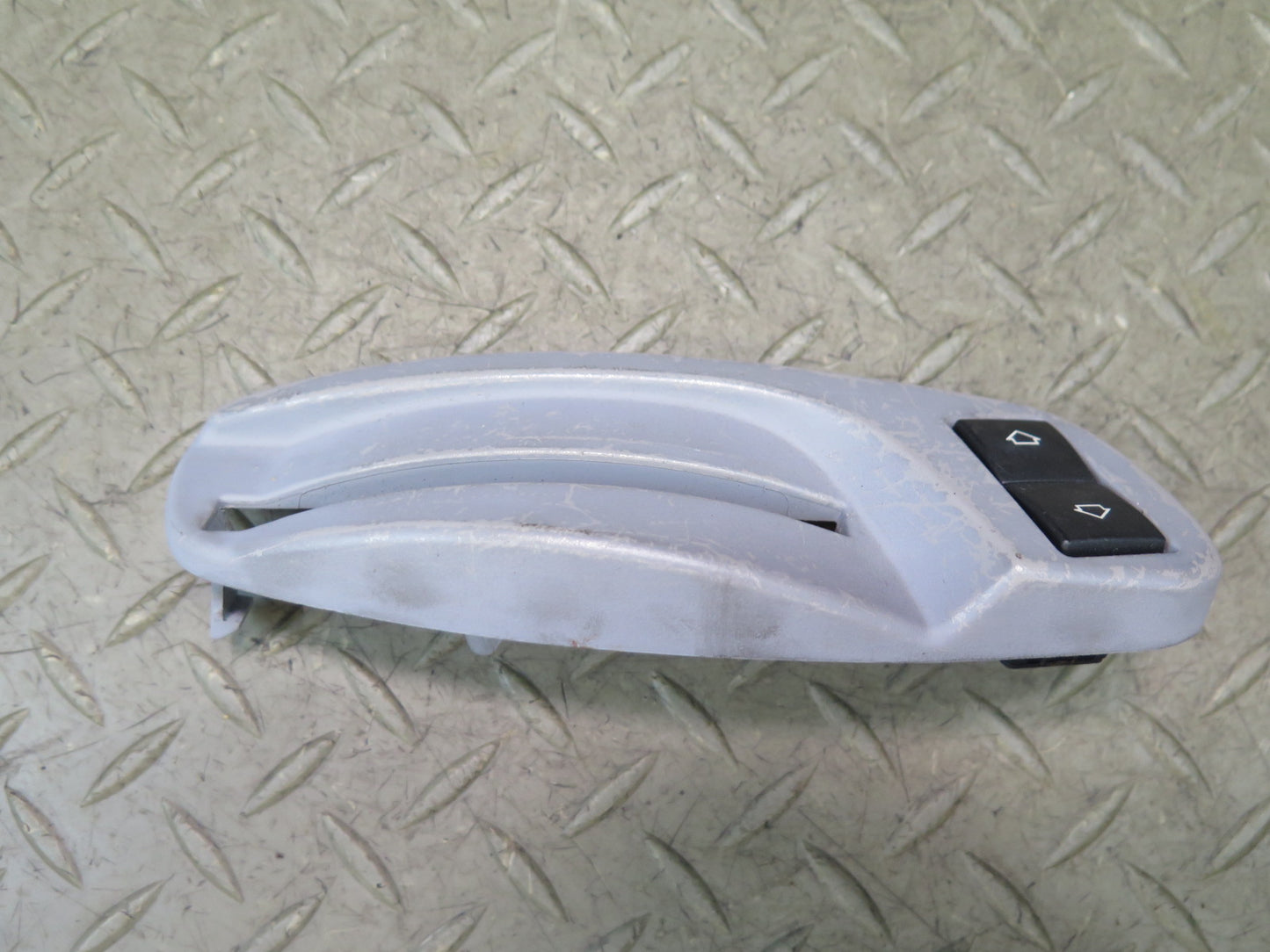 01-06 BMW E46 330Ci Convertible Front Left Seat Folding Lever Trim w Switch OEM