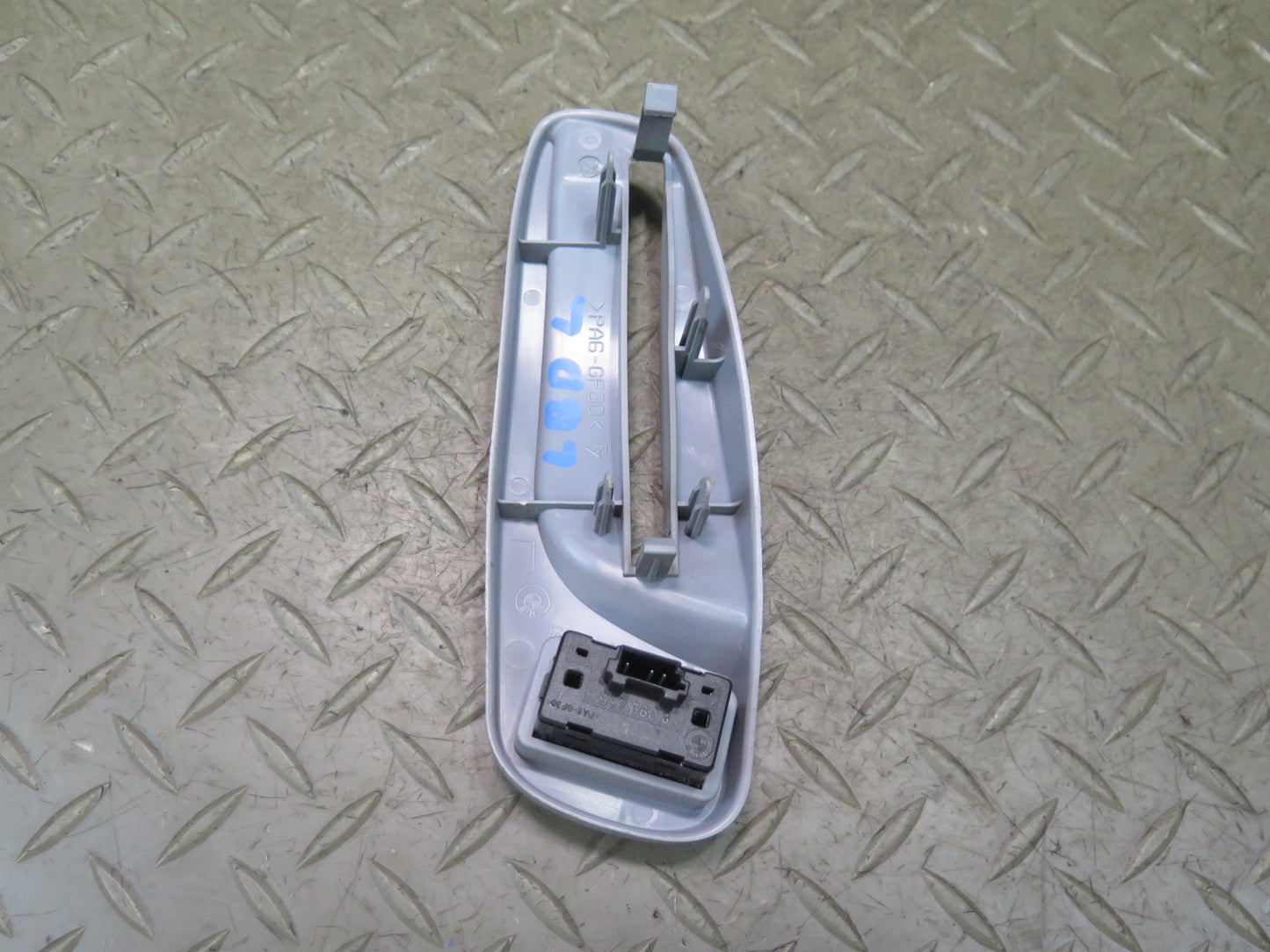 01-06 BMW E46 330Ci Convertible Front Left Seat Folding Lever Trim w Switch OEM