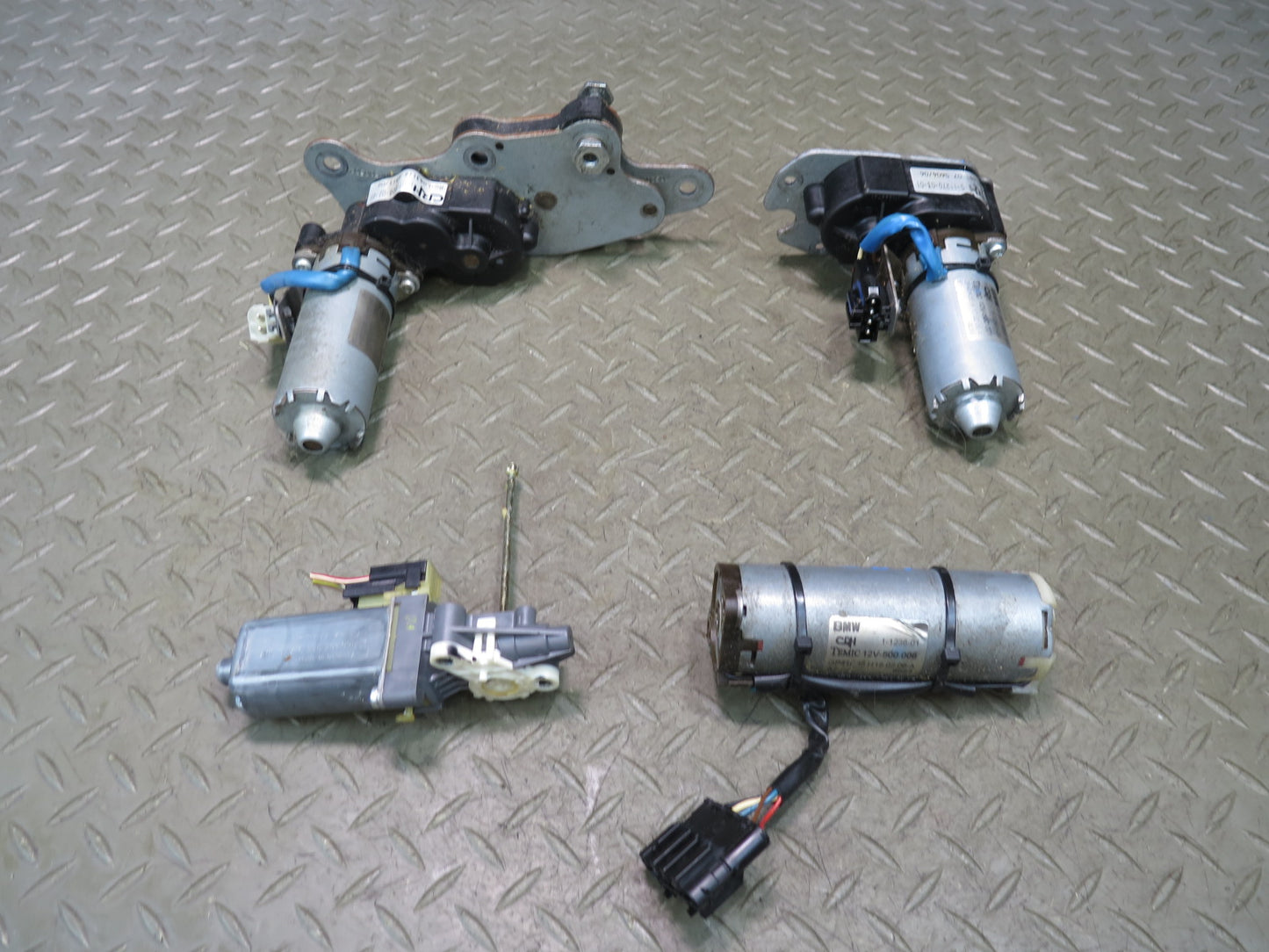01-06 BMW E46 330Ci Convertible Set of 4 Front Left Seat Adjust Motor OEM