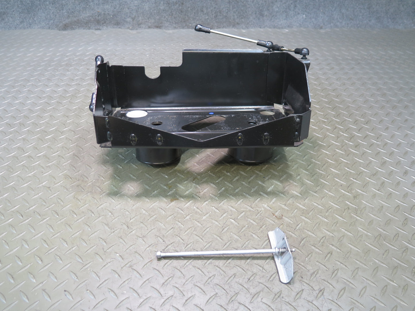 01-06 BMW E46 330Ci Convertible Battery Tray Vibration Absorber Bracket OEM