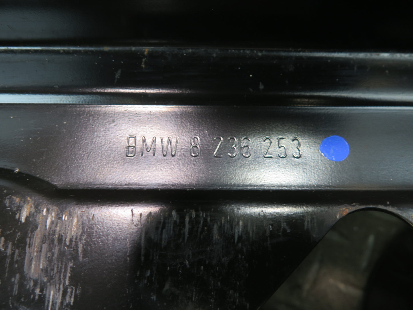 01-06 BMW E46 330Ci Convertible Battery Tray Vibration Absorber Bracket OEM