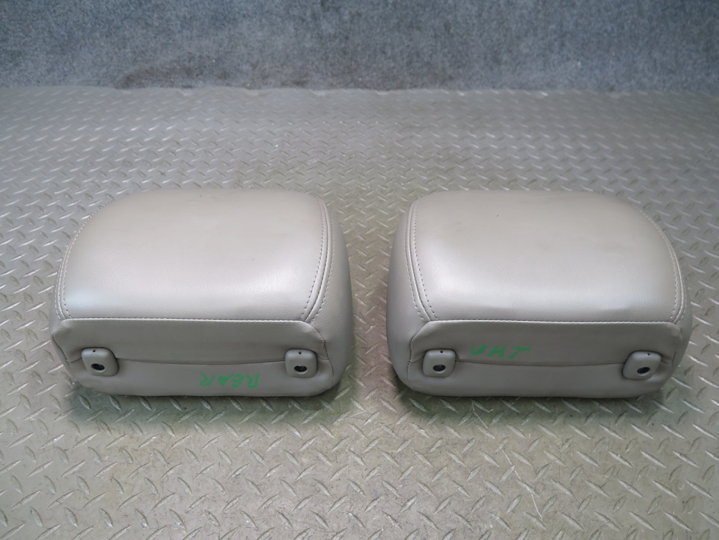 2003-2007 Hummer H2 Rear Right & Left Side Seat Headrest Leather Set