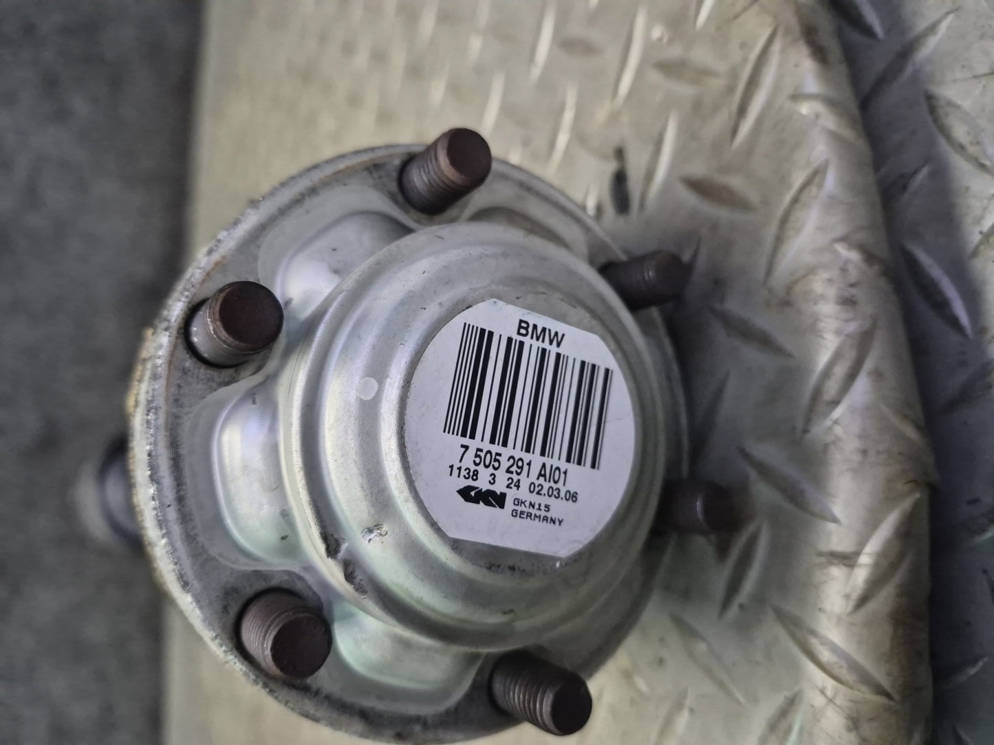 01-06 BMW E46 330i 330Ci M54 RWD A/T Rear Left Suspension Axle Shaft 110K OEM