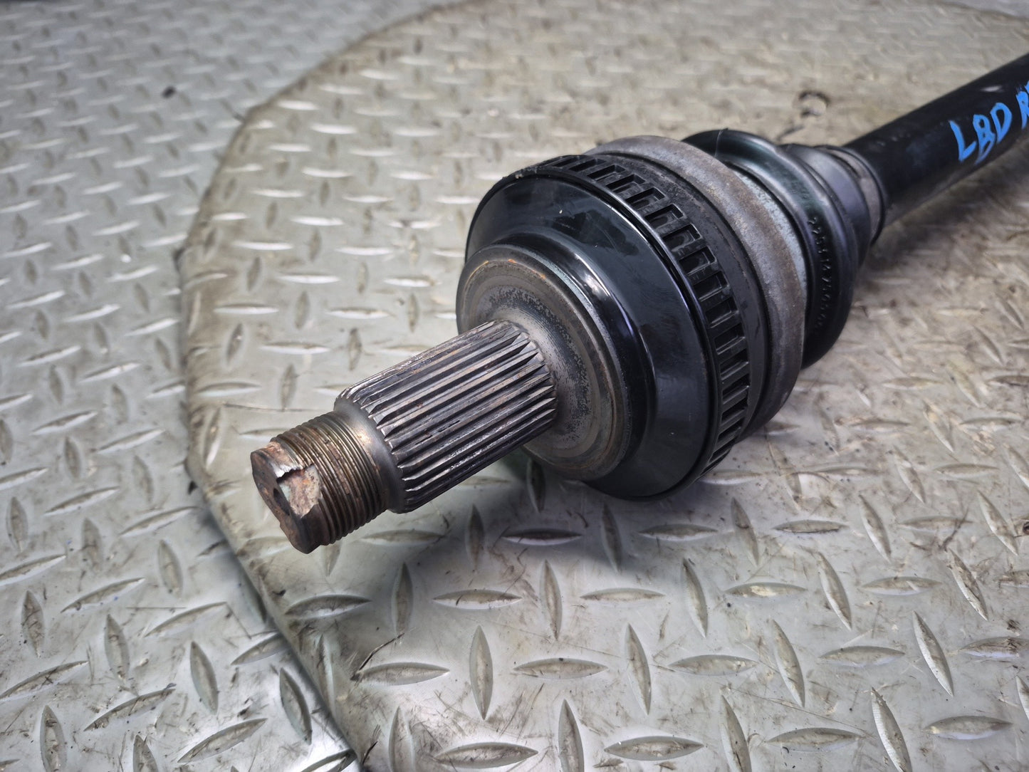 01-06 BMW E46 330i 330Ci M54 RWD A/T Rear Left Suspension Axle Shaft 110K OEM