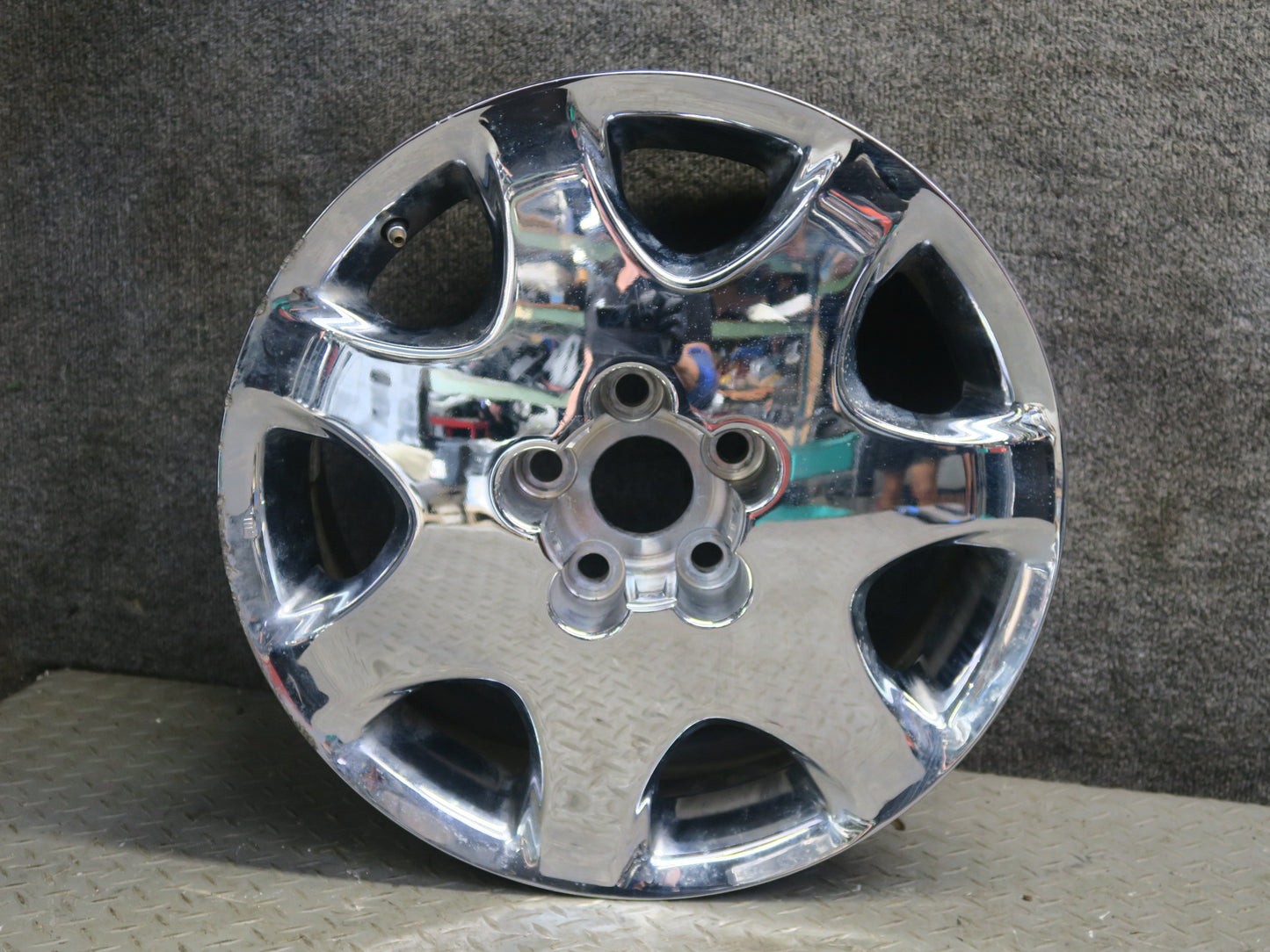 01-03 Lexus UCF30L LS430 Factory 17" R17 Alloy Wheel Rim 17x7.5J ET45 Chrome OEM