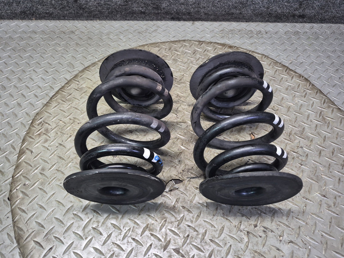 01-06 BMW E46 330ci Convertible Set of 2 Rear Left & Right Sport Coil Spring OEM