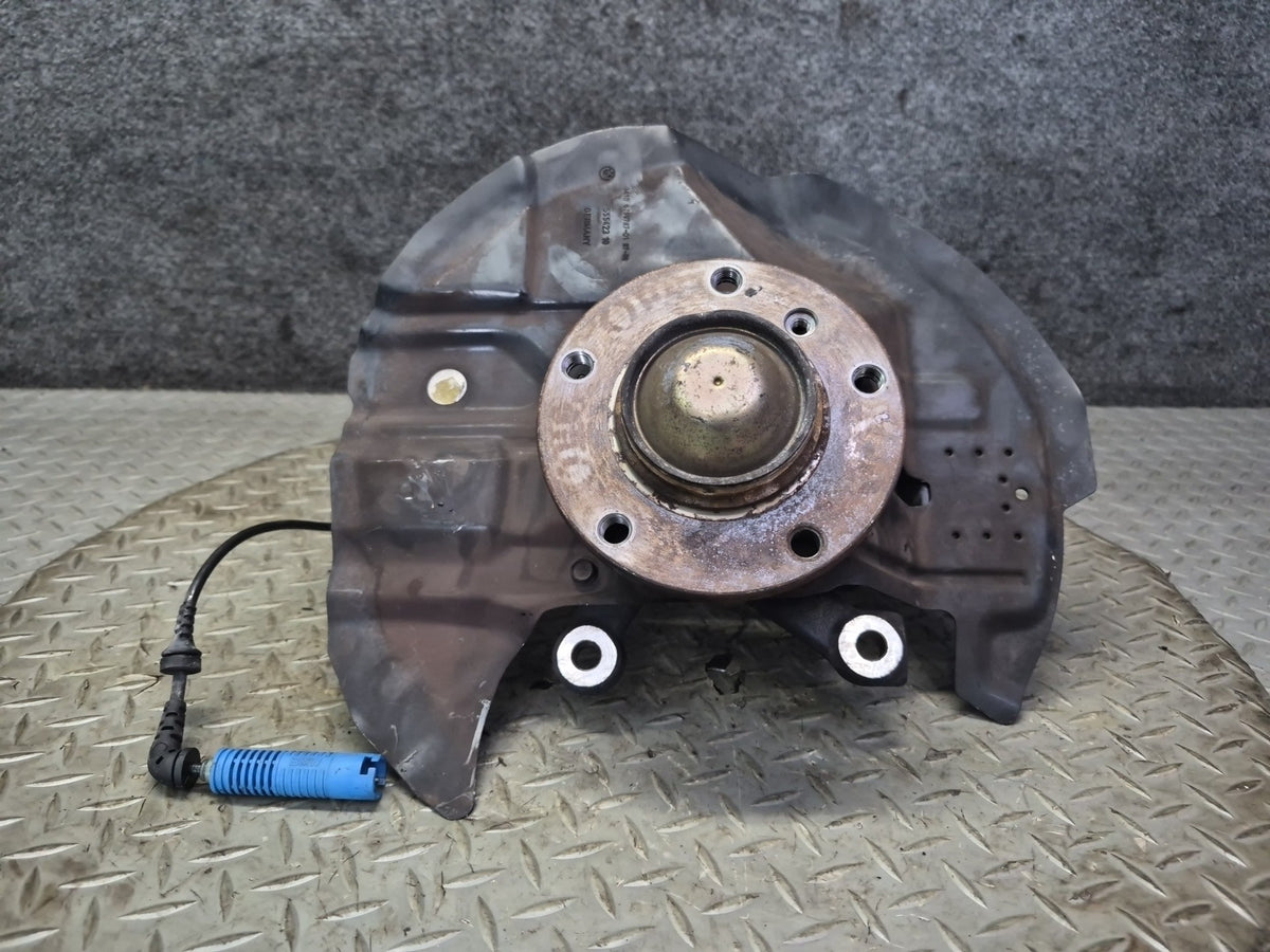 02-06 BMW E46 330ci RWD Front Left Spindle Knuckle Wheel Hub Bearing 110K OEM
