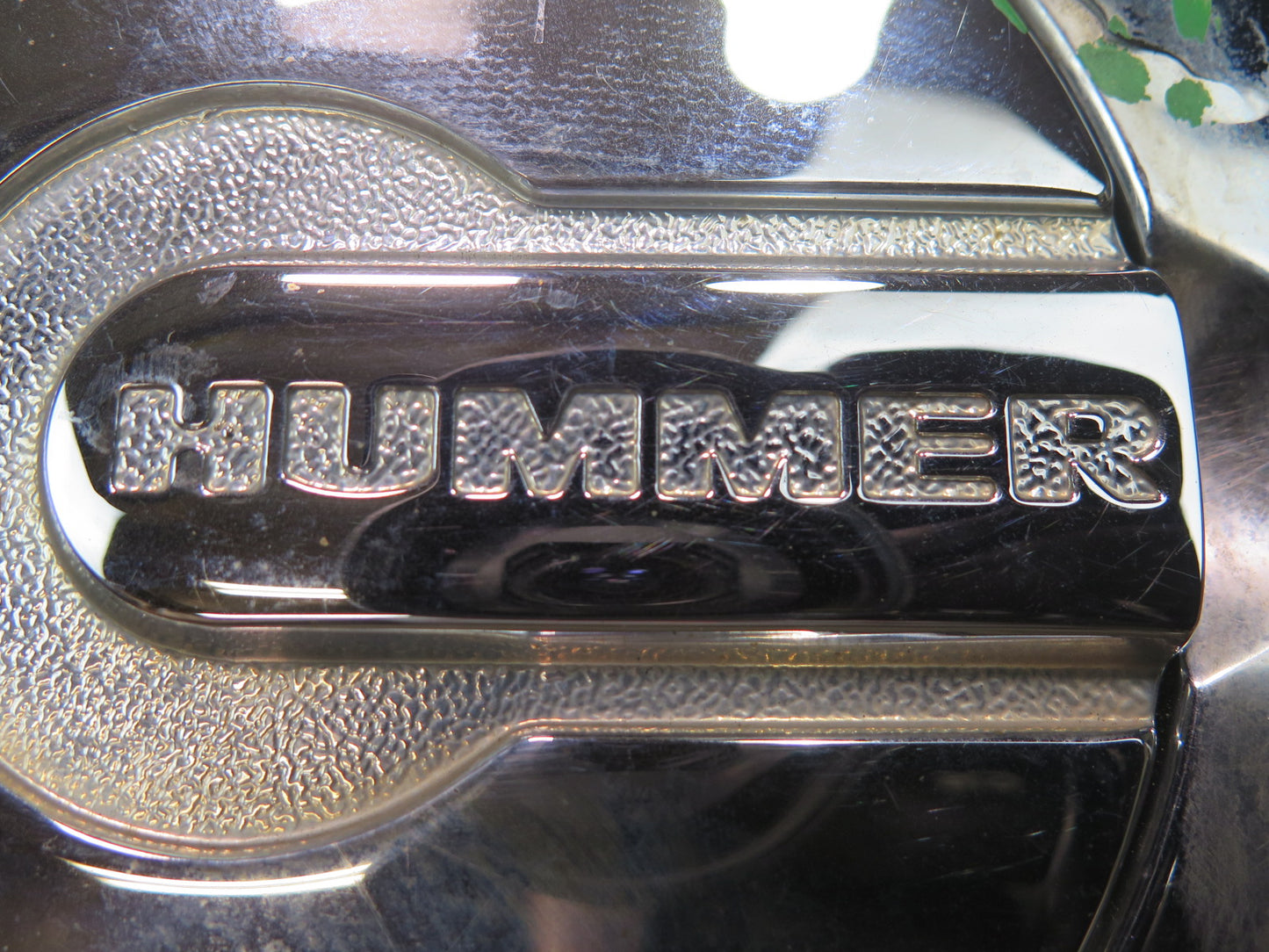 2003-2007 Hummer H2 Fuel Door Lid Chrome Cover W/ Housing