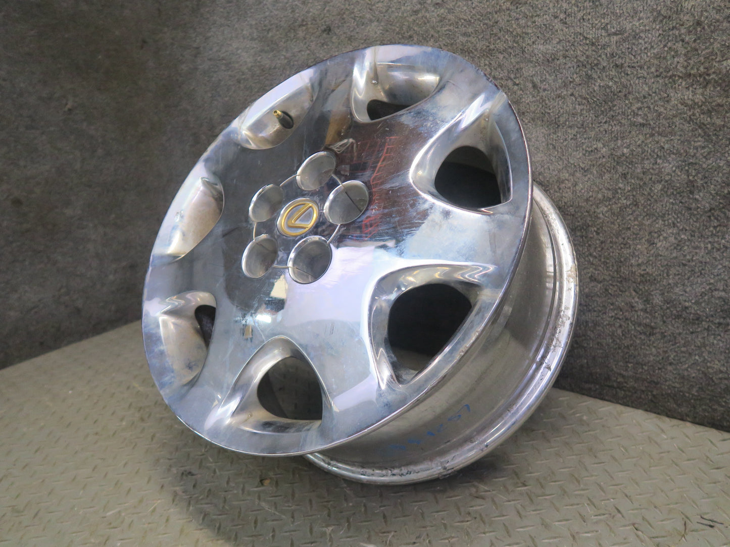 01-03 Lexus UCF30 LS430 Set of 4 Alloy R17" Wheel Rim 17x7.5JJ ET45 Chrome OEM