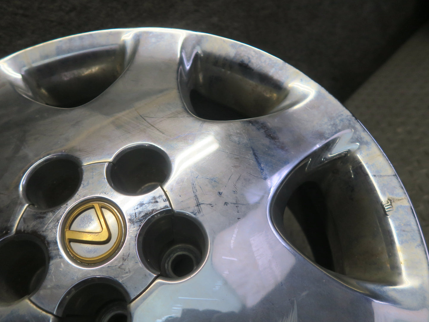 01-03 Lexus UCF30 LS430 Set of 4 Alloy R17" Wheel Rim 17x7.5JJ ET45 Chrome OEM