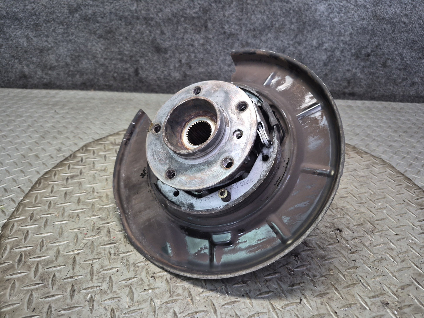 97-01 BMW E39 540i RWD Rear Right Spindle Knuckle Wheel Hub Bearing OEM