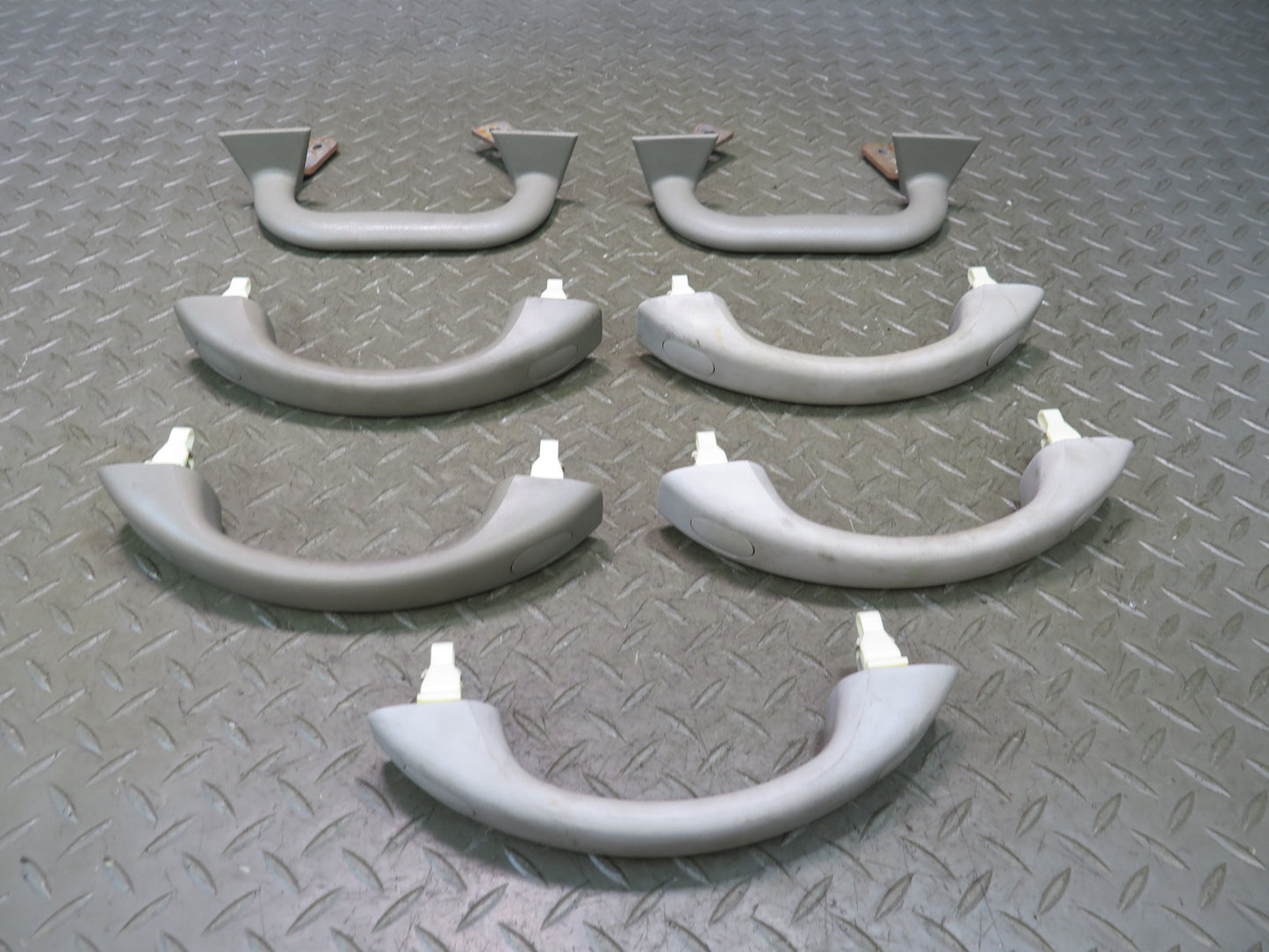 2003-2007 Hummer H2 Left & Right A B Pillar Roof Grip Grab Handle Set of 7
