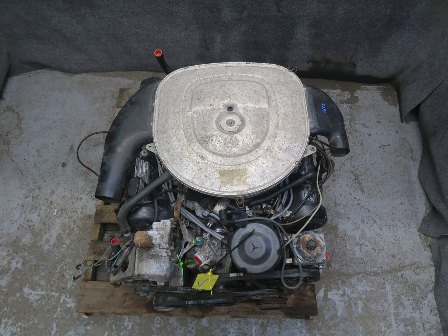 86-91 Mercedes W126 560SEL M117 117.968 5.6L A/T Complete Engine Motor 107K OEM