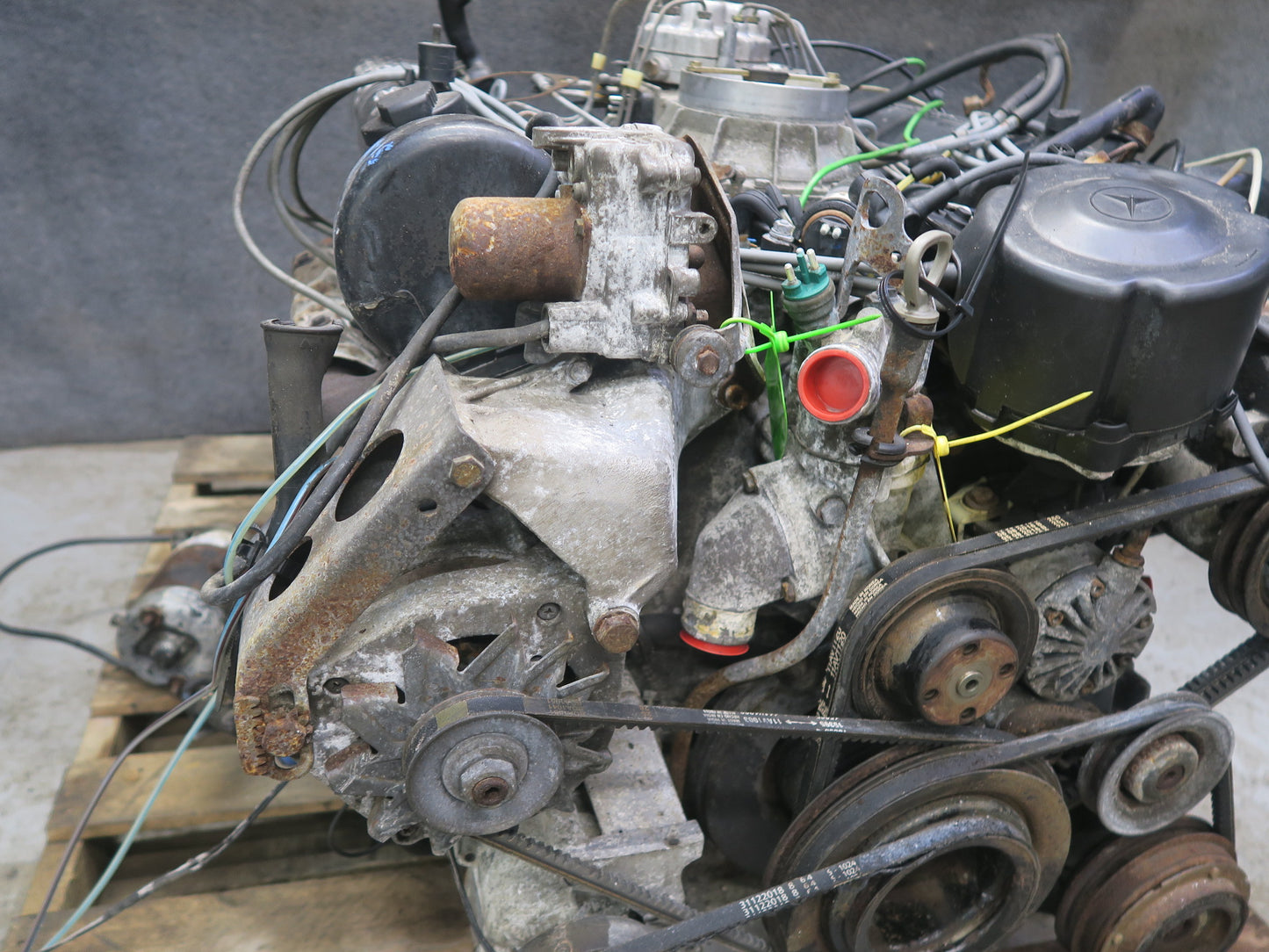 86-91 Mercedes W126 560SEL M117 117.968 5.6L A/T Complete Engine Motor 107K OEM