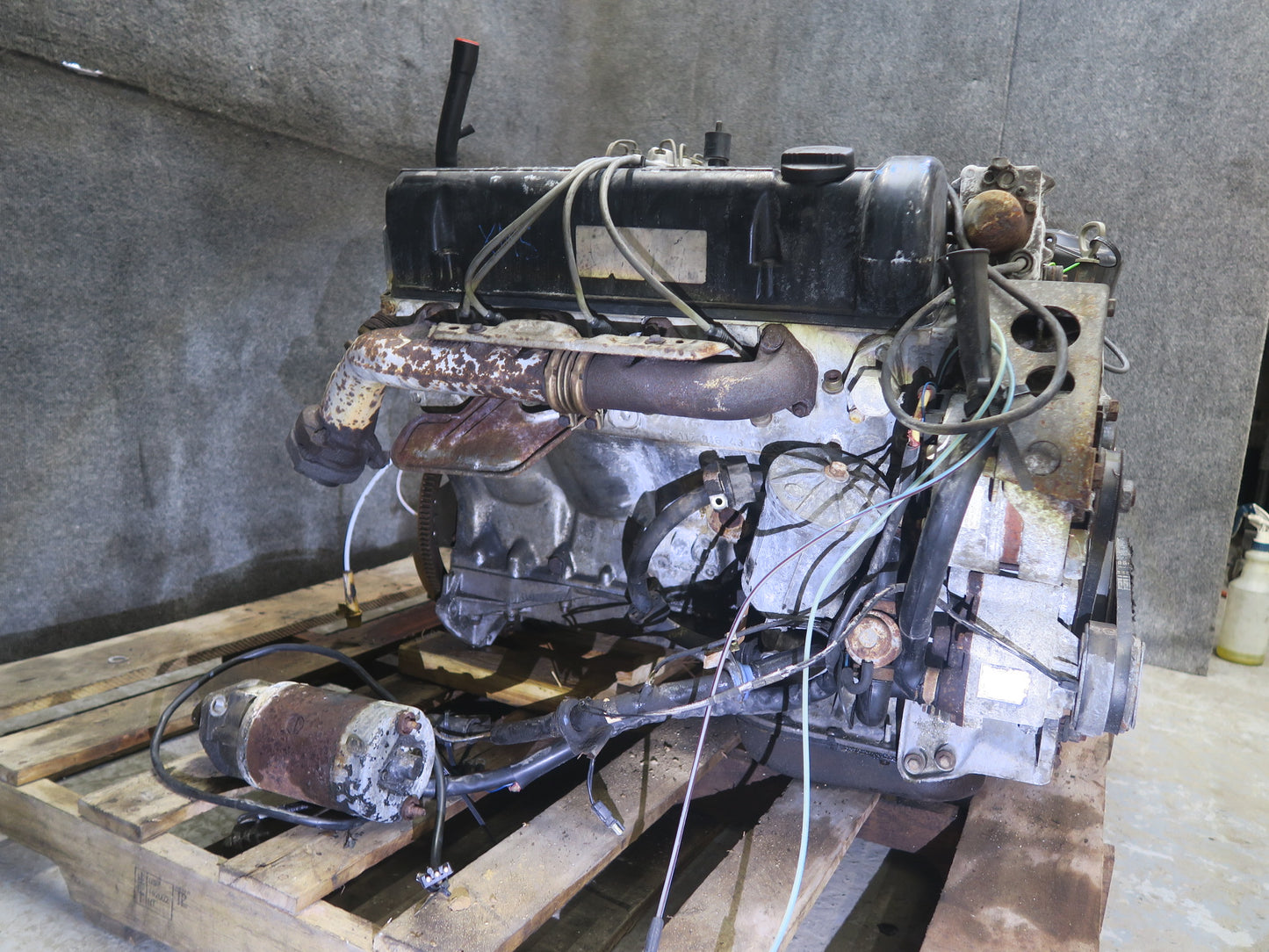 86-91 Mercedes W126 560SEL M117 117.968 5.6L A/T Complete Engine Motor 107K OEM