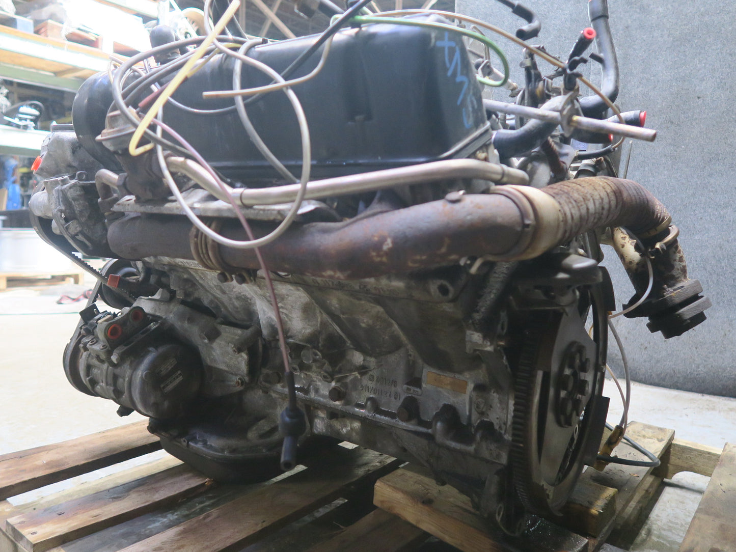 86-91 Mercedes W126 560SEL M117 117.968 5.6L A/T Complete Engine Motor 107K OEM
