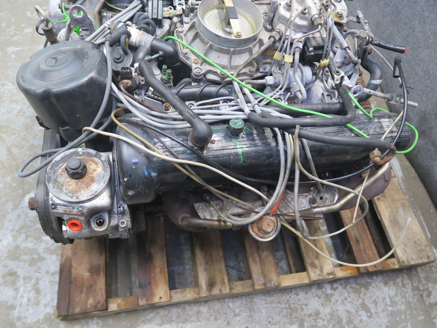 86-91 Mercedes W126 560SEL M117 117.968 5.6L A/T Complete Engine Motor 107K OEM
