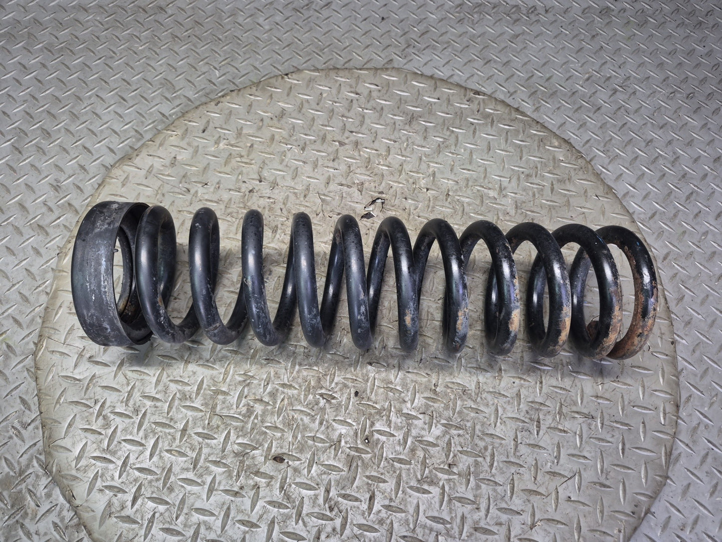 86-91 Mercedes W126 560SEL Set of 2 Rear Left & Right Coil Spring 107K OEM