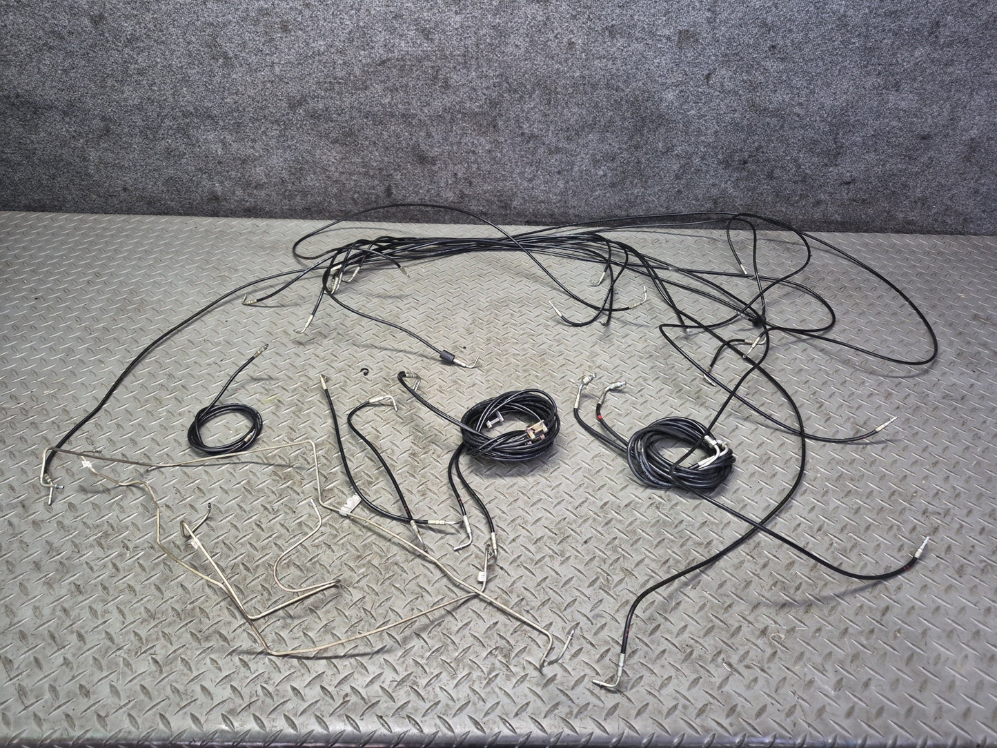 96-02 Mercedes R129 Sl-class Convertible TOP Roof Hydraulic Line Cable Set OEM