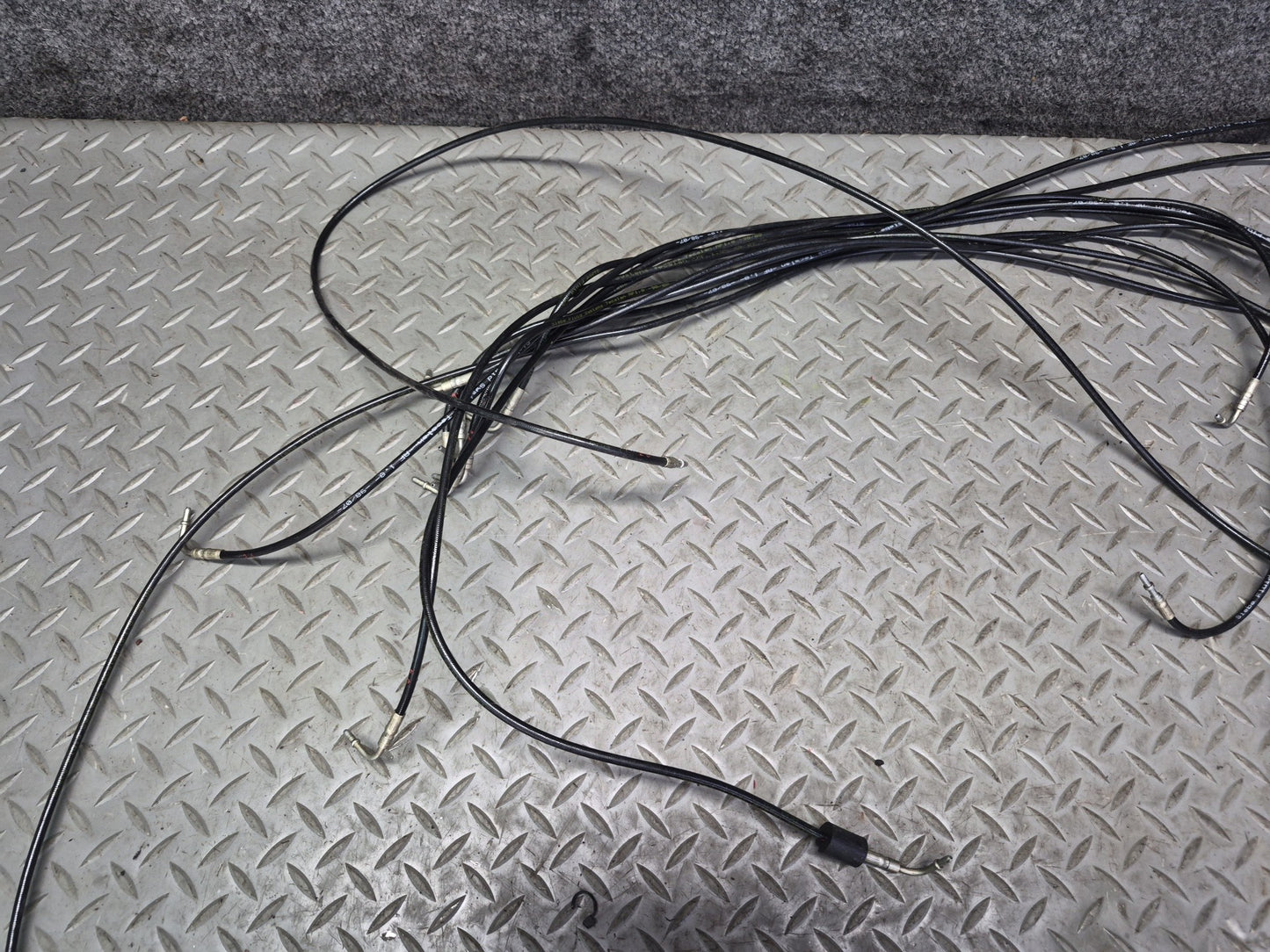 96-02 Mercedes R129 Sl-class Convertible TOP Roof Hydraulic Line Cable Set OEM