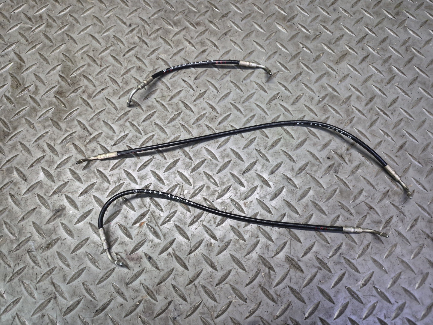 96-02 Mercedes R129 Sl-class Convertible TOP Roof Hydraulic Line Cable Set OEM